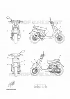 STICKER voor Yamaha BOOSTER 12