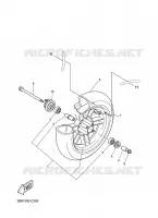 VOORWIEL voor Yamaha BOOSTER 12
