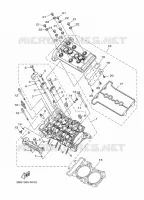 CILINDERKOP voor Yamaha XT1200Z 2014