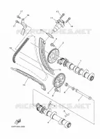 NOKKENAS / KETTING voor Yamaha XT1200Z 2014