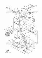 ACHTERBRUG / SCHOKBREKER voor Yamaha XT1200Z 2014