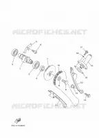 NOKKENAS / KETTING voor Yamaha YB125 2014