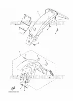 SPATBORD voor Yamaha YB125 2014