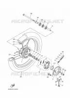 VOORWIEL voor Yamaha YB125 2014