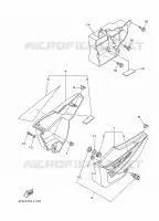 ZIJKUIPDEEL voor Yamaha YB125 2014