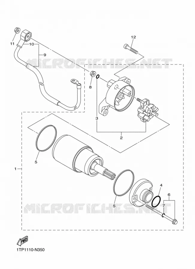 STARTMOTOR Yamaha MOTO 950 2014 BOLT  XVS950CUXV950R