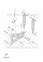 ACHTERBRUG / SCHOKBREKER voor Yamaha YP250RA 2014