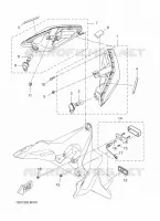 ACHTERLICHT voor Yamaha YP250RA 2014