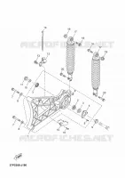 ACHTERBRUG / SCHOKBREKER voor Yamaha YP250RA 2014