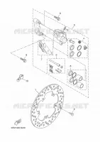 REMKLAUW VOOR voor Yamaha YP125R 2014