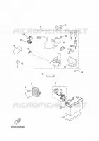 ELECTRISCH 1 voor Yamaha YP125RA 2014