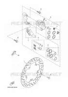 REMKLAUW VOOR voor Yamaha YP125RA 2014