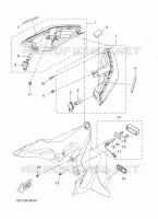 ACHTERLICHT voor Yamaha YP125RA 2014