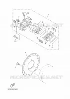 REMKLAUW ACHTER voor Yamaha YP125RA 2014