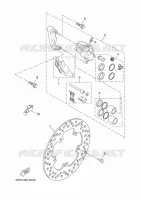 REMKLAUW VOOR voor Yamaha YP125RA 2014