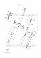 STUUR voor Yamaha YP125RA 2014