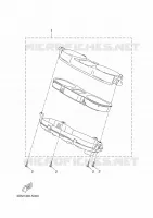 TELLERSET voor Yamaha YP125RA 2014