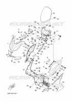 WINDSCHERM voor Yamaha YP125RA 2014