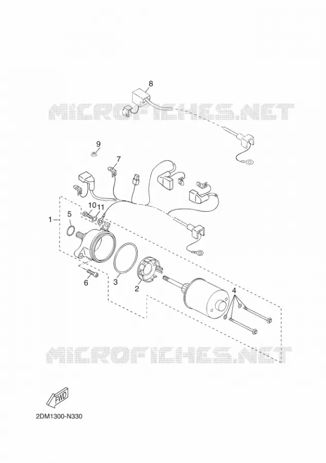 STARTMOTOR Yamaha SCOOTER 125 2014 XMAX ABS  YP125RA