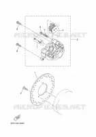 REMKLAUW ACHTER voor Yamaha YP125R 2014