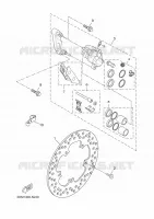 REMKLAUW VOOR voor Yamaha YP125R 2014