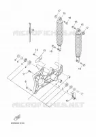 ACHTERBRUG / SCHOKBREKER voor Yamaha YP125RA 2014