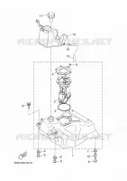 BENZINE TANK voor Yamaha YP125RA 2014