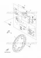 REMKLAUW VOOR voor Yamaha YP125R 2014