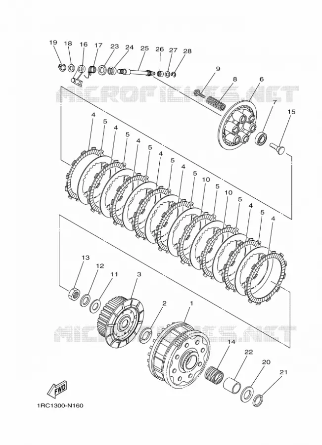 STARTMOTOR KOPPELINGS Yamaha MOTO 850 2014 MT09 ABS  MT09A