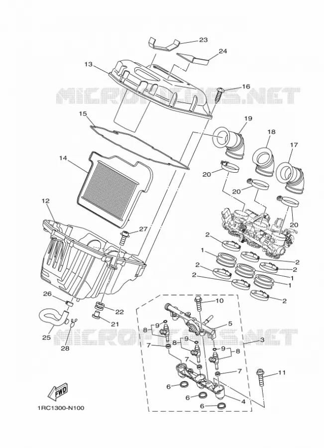 INLAAT 2 Yamaha MOTO 850 2014 MT09 ABS  MT09A