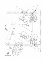 REMKLAUW VOOR voor Yamaha DELIGHT 115 2014