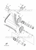 NOKKENAS / KETTING voor Yamaha XT1200ZE 2014