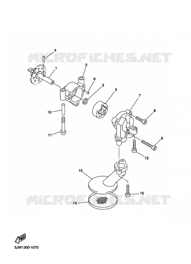OLIEPOMP Yamaha MOTO 1300 2014 FJR  FJR1300AE