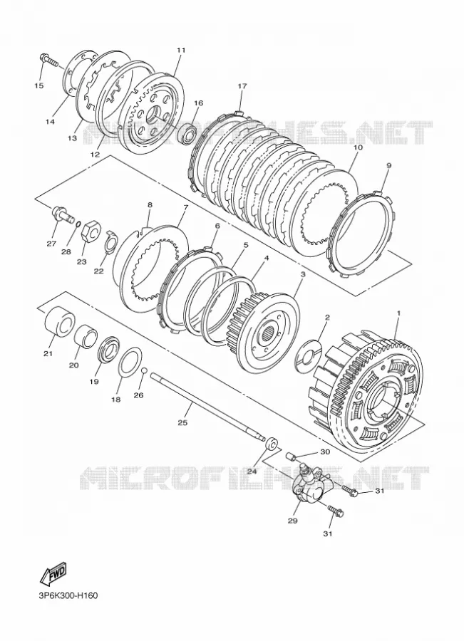 STARTMOTOR KOPPELINGS Yamaha MOTO 1300 2014 FJR  FJR1300AE