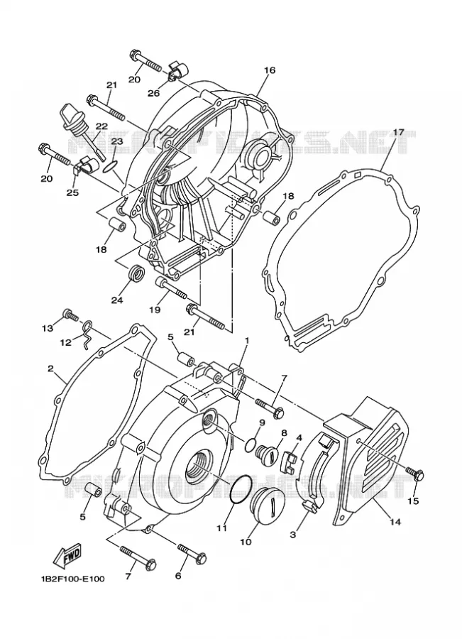 DEKSEL - MOTOR 1 Yamaha MOTO 125 2014 TTR BIG WHEELS  TT-R125LWE