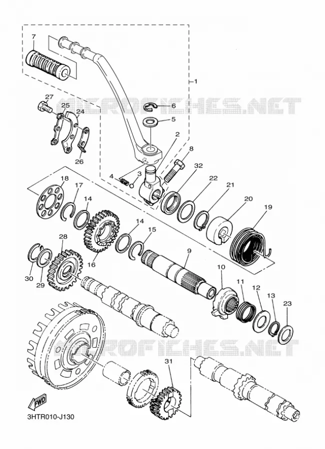 STARTMOTOR Yamaha MOTO 400 2014 SR  SR400