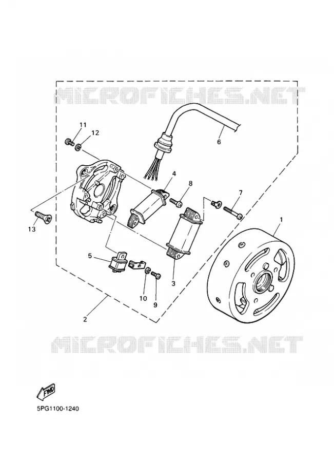 DYNAMO Yamaha MOTO 50 2014 PW  PW50