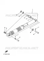 ACHTER SCHOKBREKER voor Yamaha DT125 2014