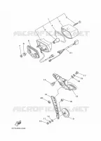 ACHTERLICHT voor Yamaha DT125 2014