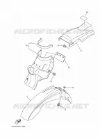 SPATBORD voor Yamaha DT125 2014