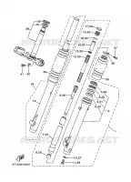 VOORVORK voor Yamaha DT125 2014