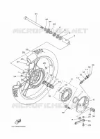 VOORWIEL voor Yamaha DT125 2014