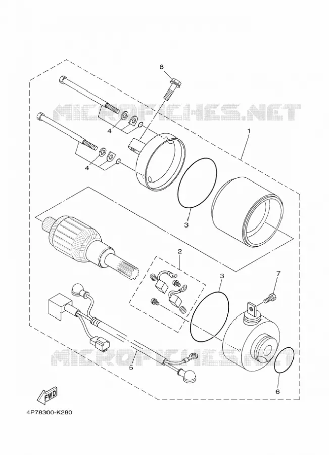 STARTMOTOR Yamaha SCOOTER 125 2014 VITY  XC125E