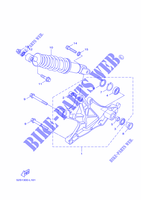 ACHTERBRUG / SCHOKBREKER voor Yamaha HW151 2014