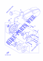 WATERPOMP / SLANGEN voor Yamaha HW151 2014