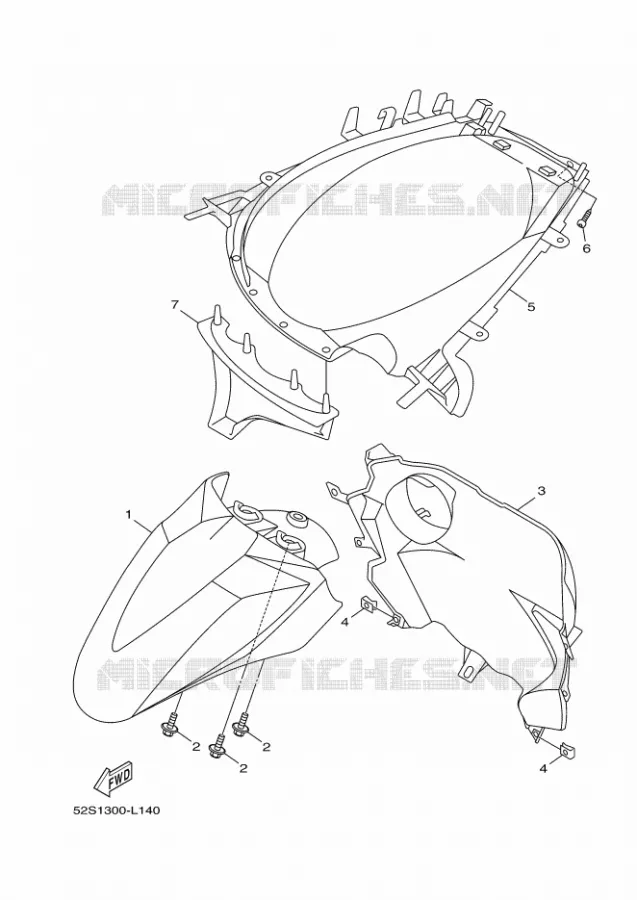 SPATBORD Yamaha SCOOTER 151 2014 XENTER  HW151