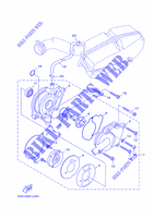 WATERPOMP / SLANGEN voor Yamaha HW125 2014