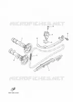 NOKKENAS / KETTING voor Yamaha XP500A 2014