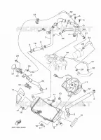 RADIATEUR / SLANG voor Yamaha XP500A 2014