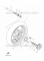 VOORWIEL voor Yamaha XP500A 2014